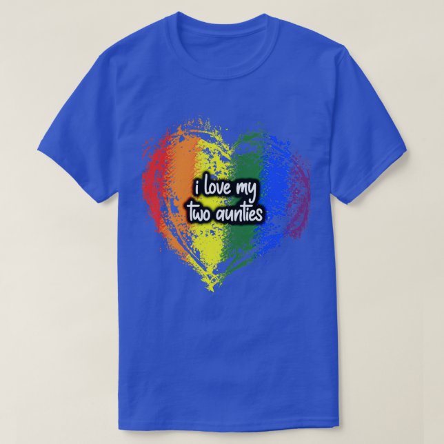 CAMISETA LOVE MY AUNTS (Diseño del anverso)