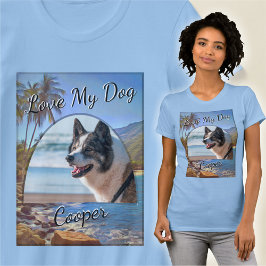 Camiseta Love My Dog Yelapa Beach 761