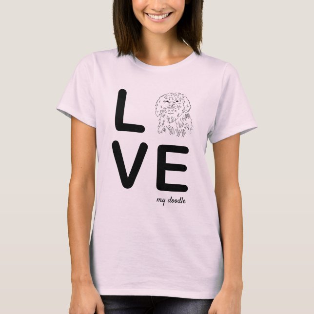 Camiseta Love My Doodle T-Shirt (Anverso)