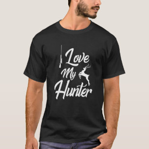 Camiseta Love My Hunter Deer Hunter Profesional Hunter Wi