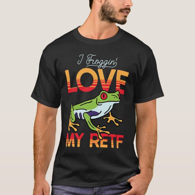 Camiseta Love My Red Eyed Tree Frog (Anverso)