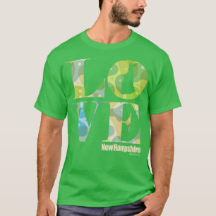 Camiseta Love NH camo square