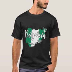Camiseta Love Nigeria Map Cute Heart Graphic Patriotic Nige