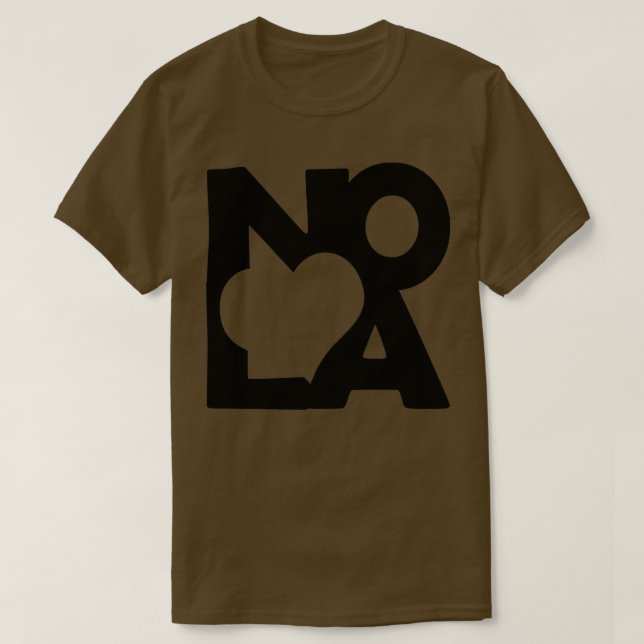 Camiseta Love NOLA New Orleans American Jazz Blues Music (Diseño del anverso)