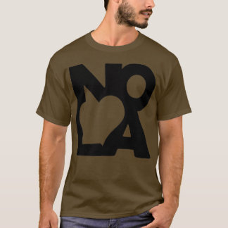 Camiseta Love NOLA New Orleans American Jazz Blues Music