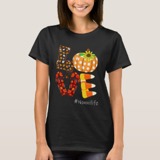 Camiseta Love Nonnilife Pumpkin Flip Flops Nonni Life Hallo