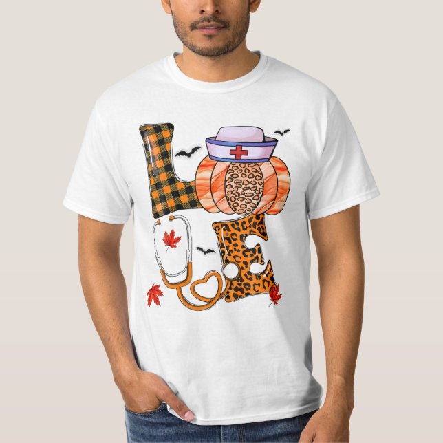 Camiseta Love Nurse Halloween (Anverso)