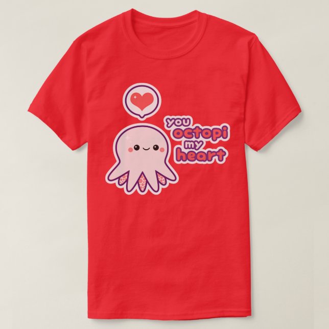 Camiseta Love Octopus (Diseño del anverso)
