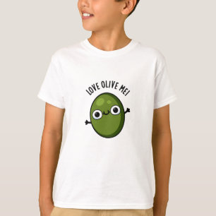 Camiseta Love Olive Me Cute Food Pun
