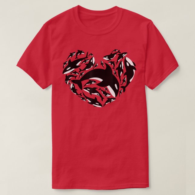 Camiseta Love Orca Gifts Killer Whale (Diseño del anverso)