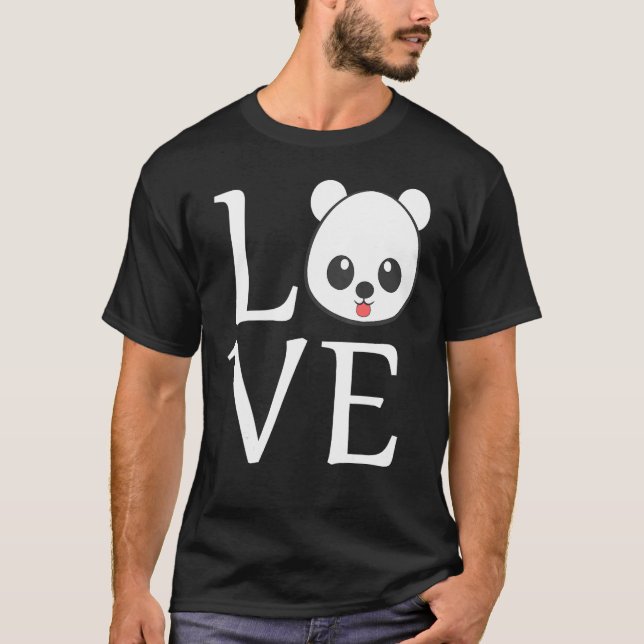 Camiseta Love Pandas (Anverso)