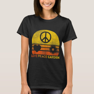 Camiseta Love Peace Garden Funny Flower Garden Planta Whisp
