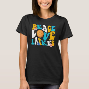Camiseta Love Peace Latkes Hanukkah Chanukah Jewish