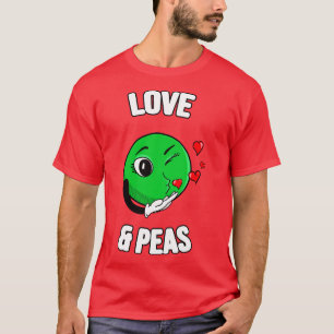 Camiseta Love Peas Funny Pea Love Pun Vegetable