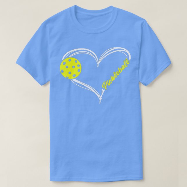 Camiseta Love Pickleball es un lindo partido de piquetes (Diseño del anverso)