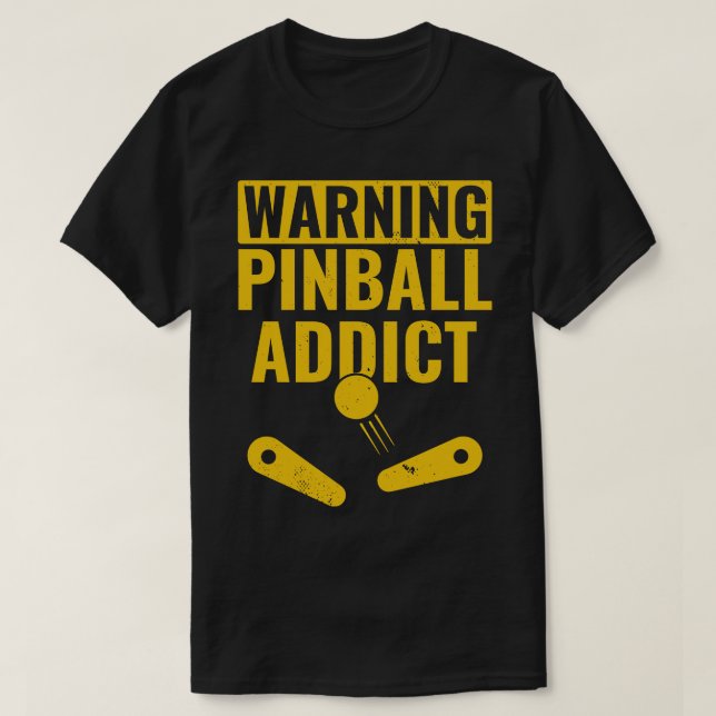 Camiseta Love Pinball Machines Arcade Funny Game (Diseño del anverso)
