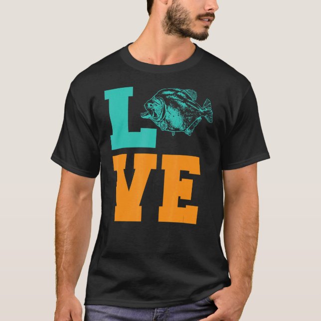 Camiseta Love Piranha (Anverso)