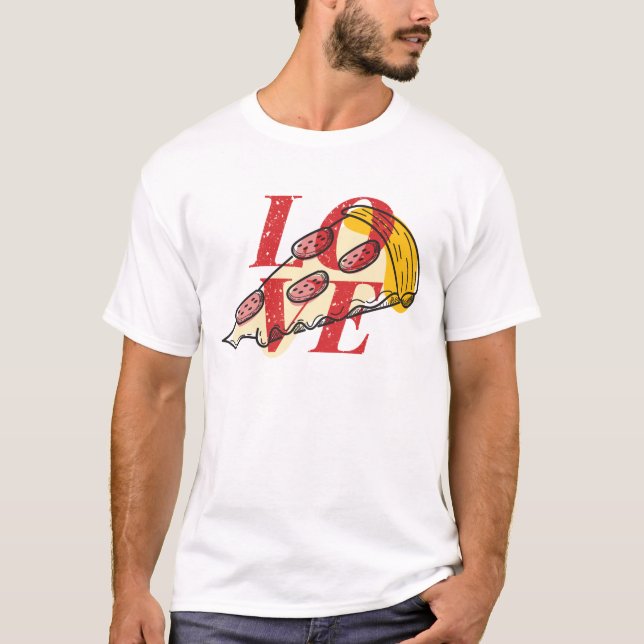 Camiseta Love Pizza (Anverso)