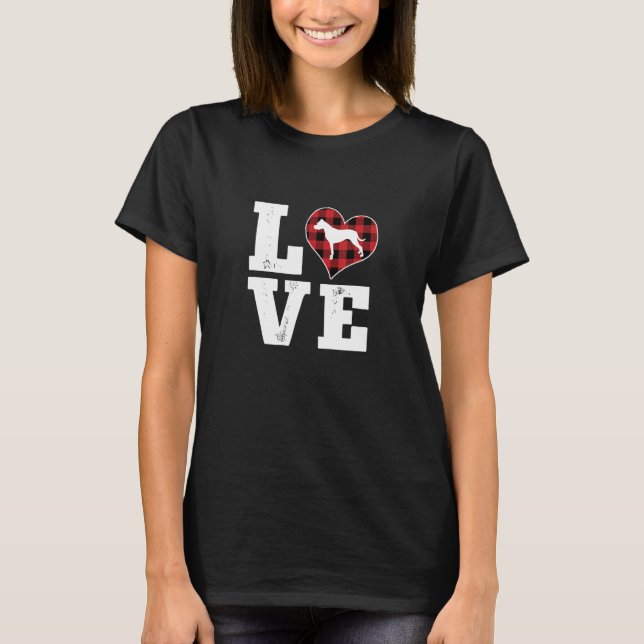 Camiseta Love Pomeranian Dog Lover Gifts Búfalo Plaid Vale (Anverso)