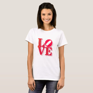 Camiseta LOVE Pop Art – Retro Valentine’s T-Shirt