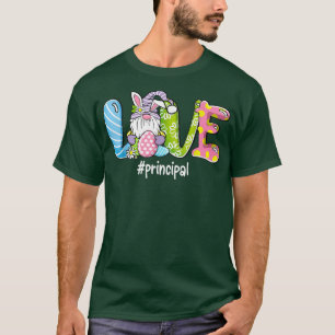 Camiseta LOVE Principal Life Funny Gnome Día de Pascua Bunn