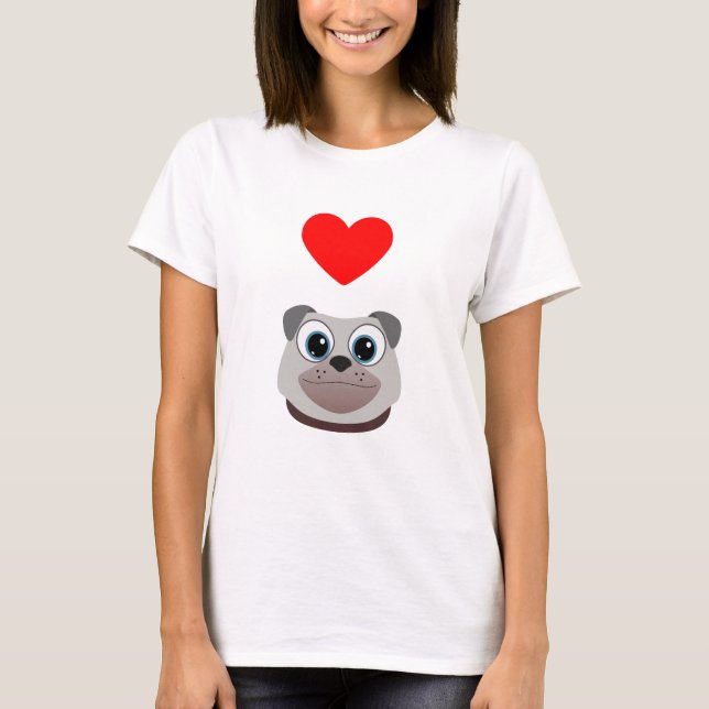 Camiseta Love Pugs (Anverso)