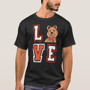 Camiseta Love Quokka Australia Wombat Kangaroo Marsupial An