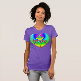 Camiseta Love Rainbow Intentions Heart T-Shirt