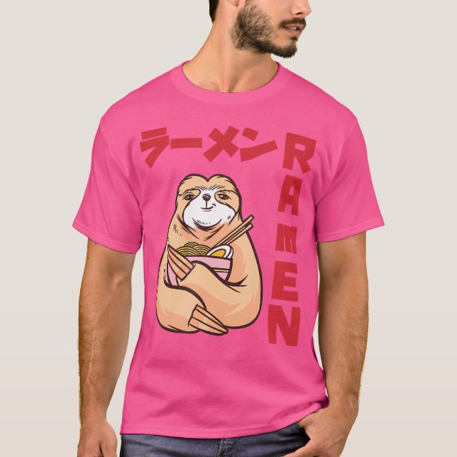 Camiseta Love Ramen Anime Noodles Kawaii japonés Sloke (Anverso)