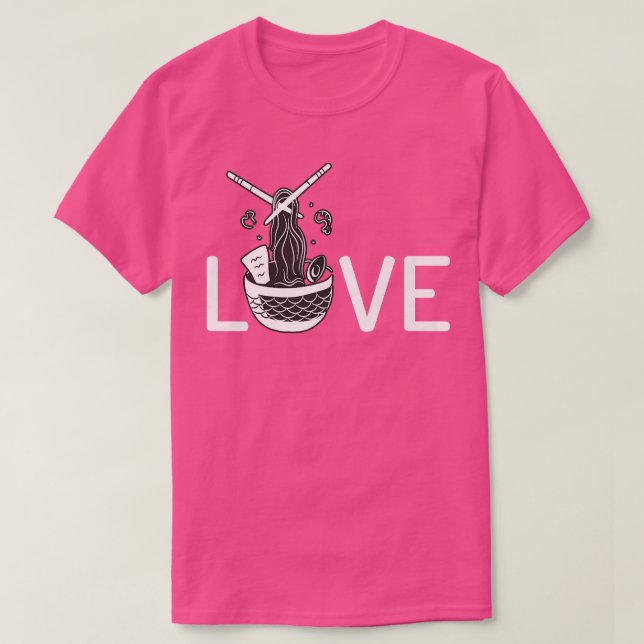 Camiseta Love Ramen Lover 836 (Diseño del anverso)