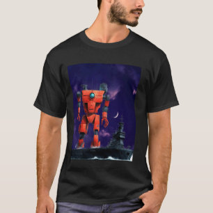 Camiseta Love Robots Diseño gráfico Arte para todas las eda