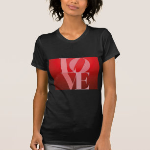 Camiseta Love Romance Red Pink