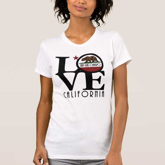 Camiseta LOVE San Lis Obispo California (Anverso)