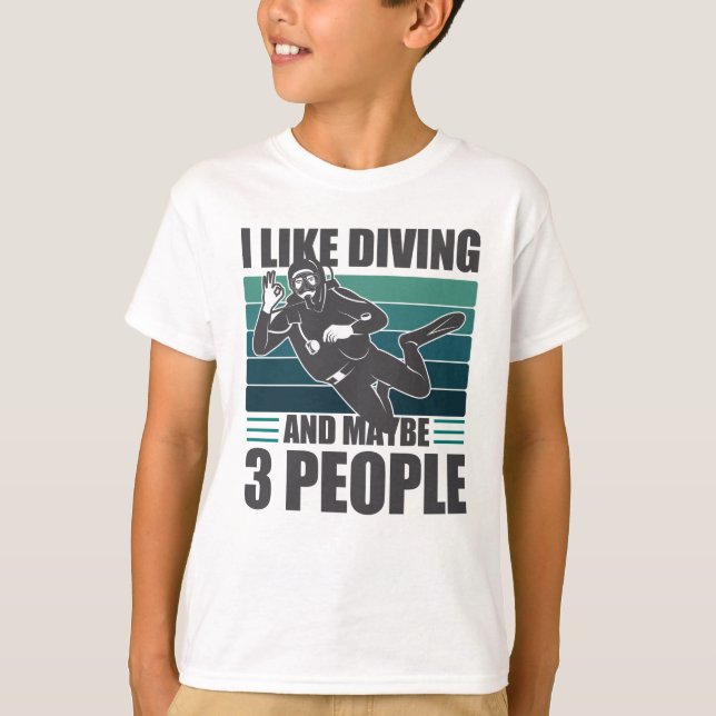 Camiseta Love Scuba Diving Funn Diver Gift (Anverso)