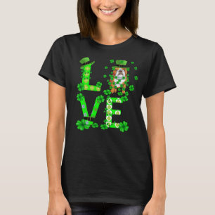Camiseta LOVE Shamrock Nurse Life Funny Día de San Patricio