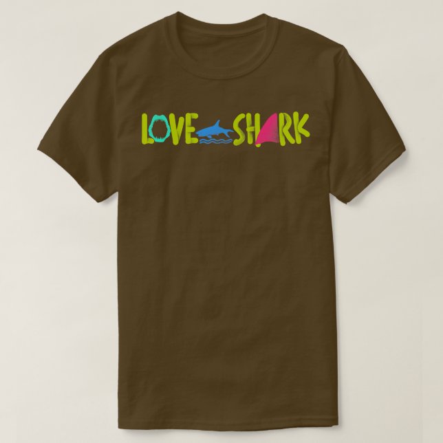 Camiseta Love Shark (Diseño del anverso)