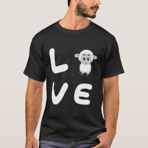 Camiseta Love Sheep Design Funny Sheep
