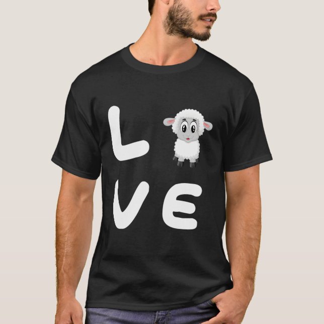 Camiseta Love Sheep Design Funny Sheep (Anverso)