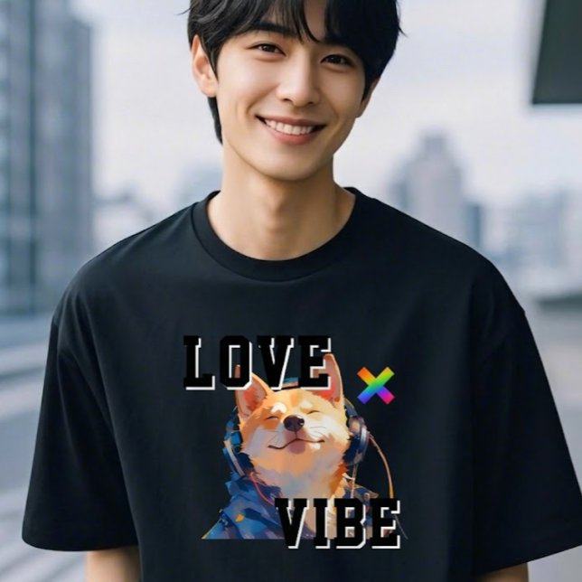 Camiseta LOVE × SHIBA - Custom (Subido por el creador)