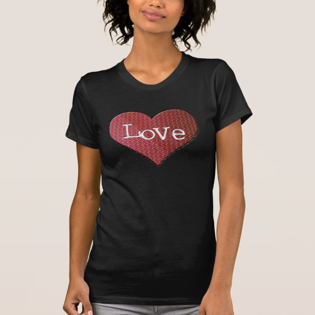 Camiseta Love Shirt Ladies Twofer Sheer (Con) (Anverso)