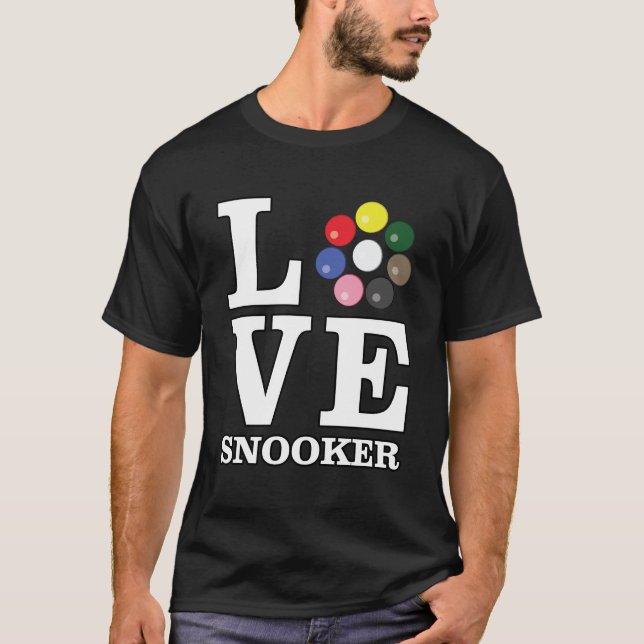 Camiseta Love Snooker (Anverso)