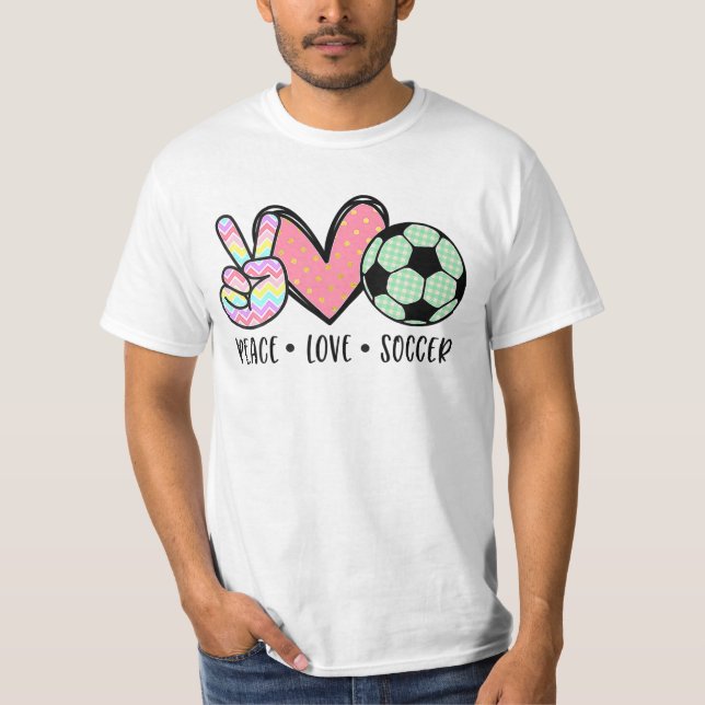 Camiseta Love Soccer Cute (Anverso)
