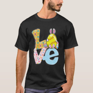 Camiseta Love Softball Lover Player Sport Bunny Eggs de Pas