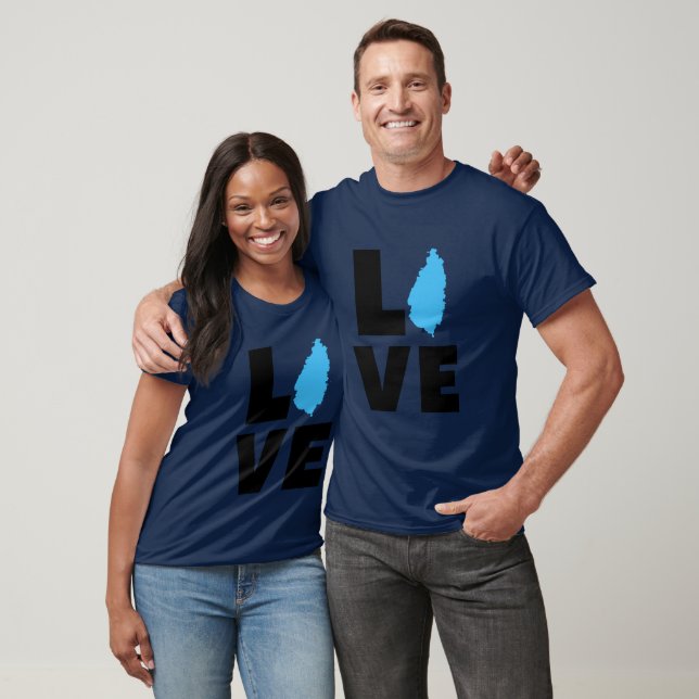 Camiseta Love St Lucia T-Shirt (Unisexo)