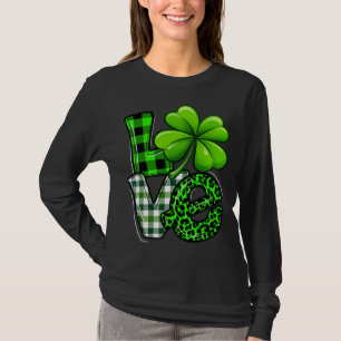 Camiseta Love St Patricks Day Mateo Familia Shamrock Gree