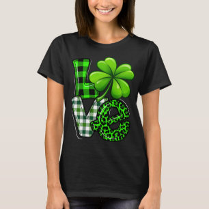 Camiseta Love St Patricks Day Mateo Familia Shamrock Gree