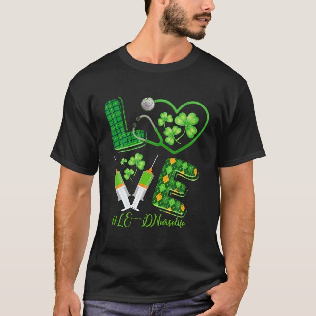 Camiseta LOVE St. Patrick's L (Anverso)