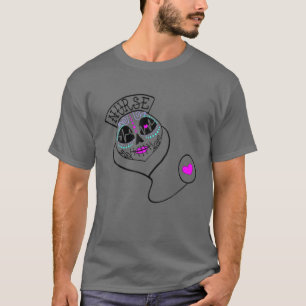 Camiseta LOVE Stethoscope Nurse Life Women Gifts