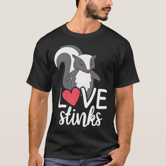 Camiseta Love Stinks Clothing His and Her Valentines Day (Anverso)