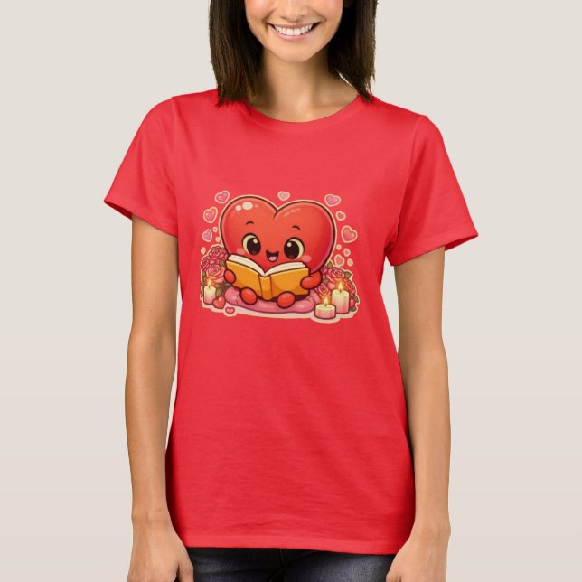 Camiseta Love Stories Begin Within the Heart (Anverso)